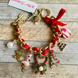 Betsey Johnson Festive Charm Bracelet